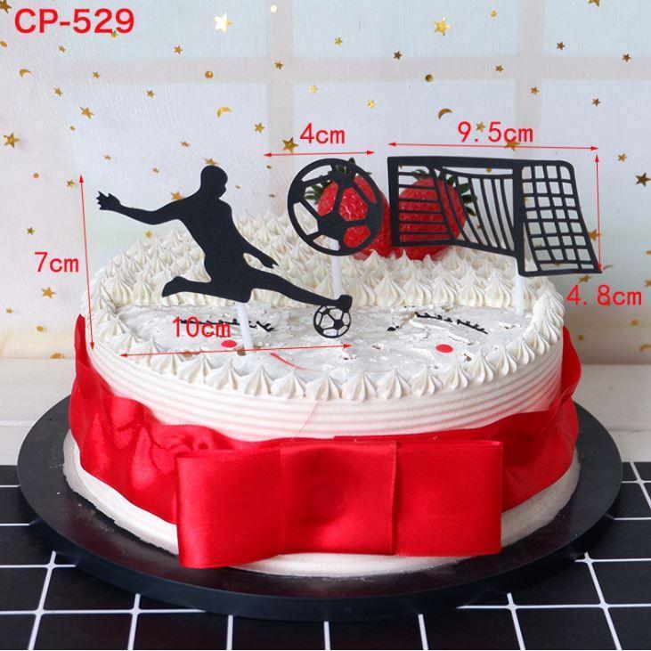 New Football Cake Topper Creative Soccer Kids Happy Birthday Cake Flags For Boys Birthday Sports Party DIY(1134L) - Image 9