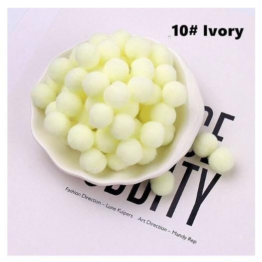 12pcs 30mm DIY Fluffy Soft Pompom Plush Pom Poms Ball Macaron Pompones Handmade Sewing Craft Kid Toy Wedding(1957L) - Image 11