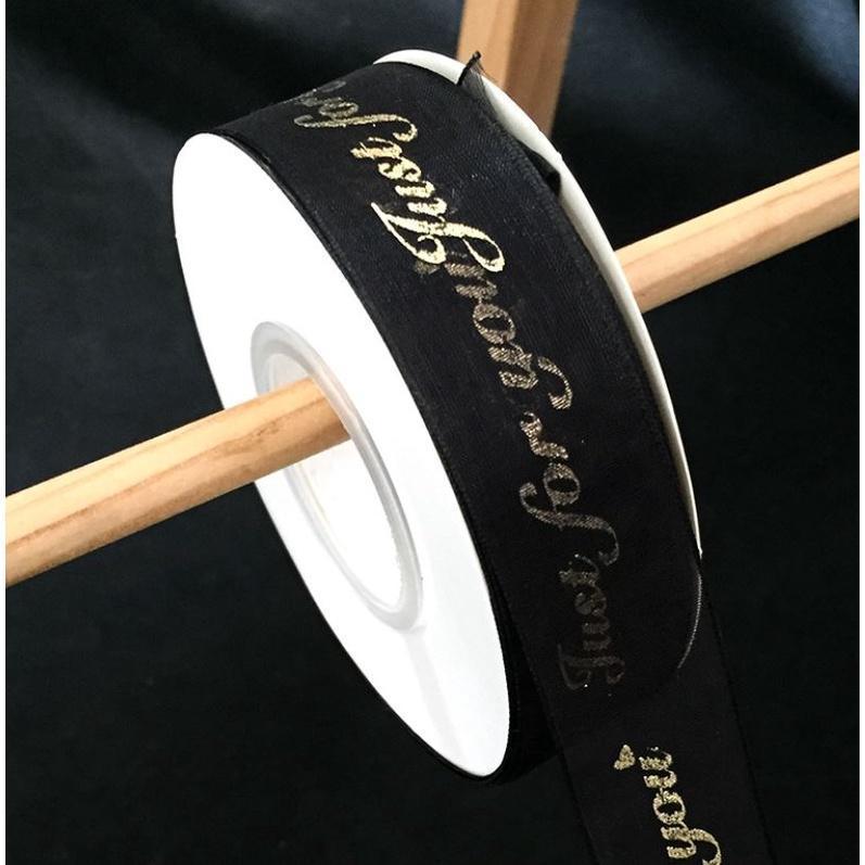 1roll 25mm Just For You Ribbon Wedding Organza Ribbon For Birthday Valentine's Day Flowers Gifts Packing Decor (1698L) - Image 9