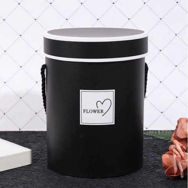 Bouquet Flowers Box Packaging Artificial Flower Arrangement Stand Vase Home Wedding Party Table Decor Round Gifts(1884L) - Image 10