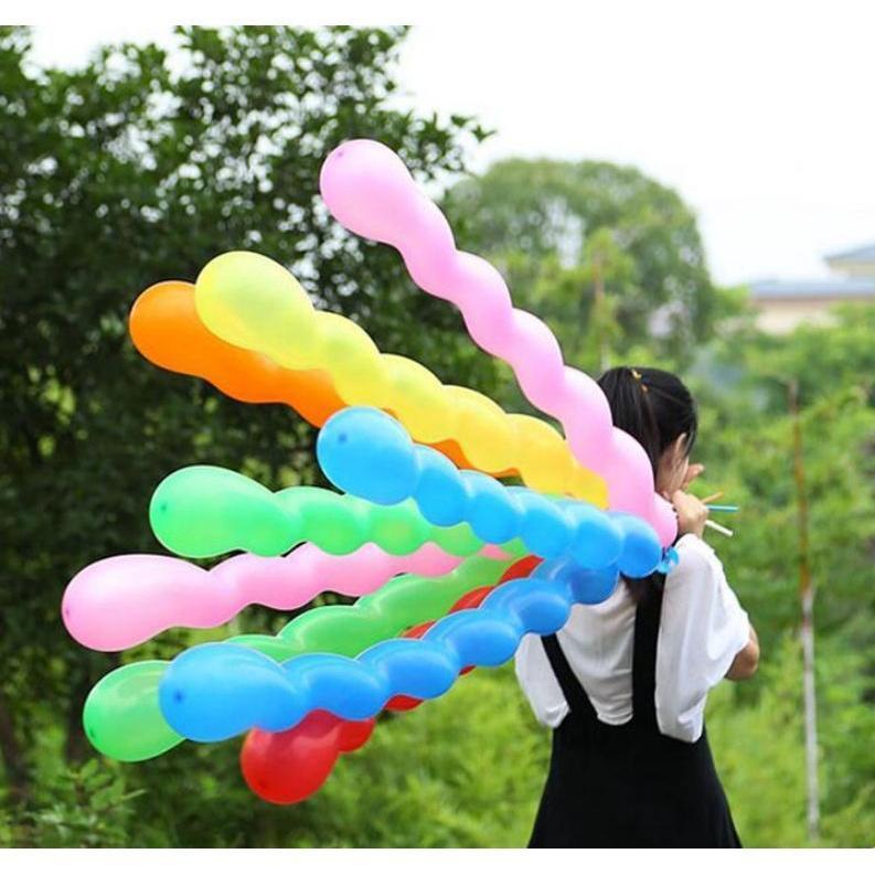 1pcs/bag Giant Balloons Rubber Helium Spiral Latex Balloons Wedding Birthday Party Decoration long Balloon(870L) - Image 3