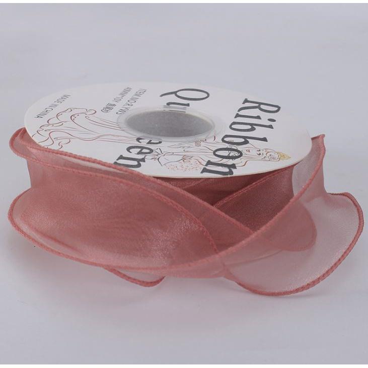 1yard 40mm 1.5" Wavy Organza Ribbon Handmade Tape DIY Bowknot Hair Accessories Satin Ribbons Packing (1212L) - Image 17