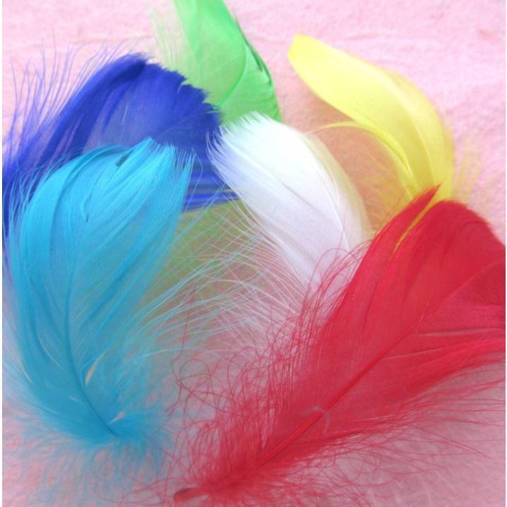 6~12cm Mix Natural Goose Feathers Plumes For Jewelry Carnival Wedding Dress Sewing Accessory Home Decoration 鹅羽毛 (1192L) - Image 3
