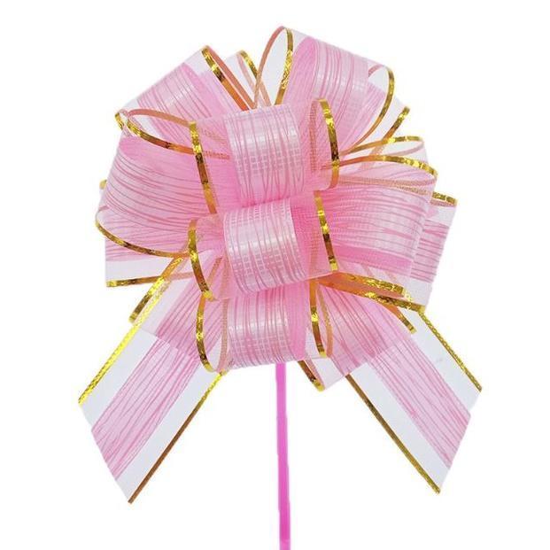 1pc Large Golden Pull Bow Tulle Ribbon Bows Wedding Party Cars Birthday Christmas Presents Gift Decoration(1872L) - Image 13