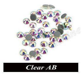 Crystals Stones Iron on Flat Back Gold yellow AB Hot Fix Strauss Crystal Hot fix Rhinestones for Clothes (836L) - Image 5