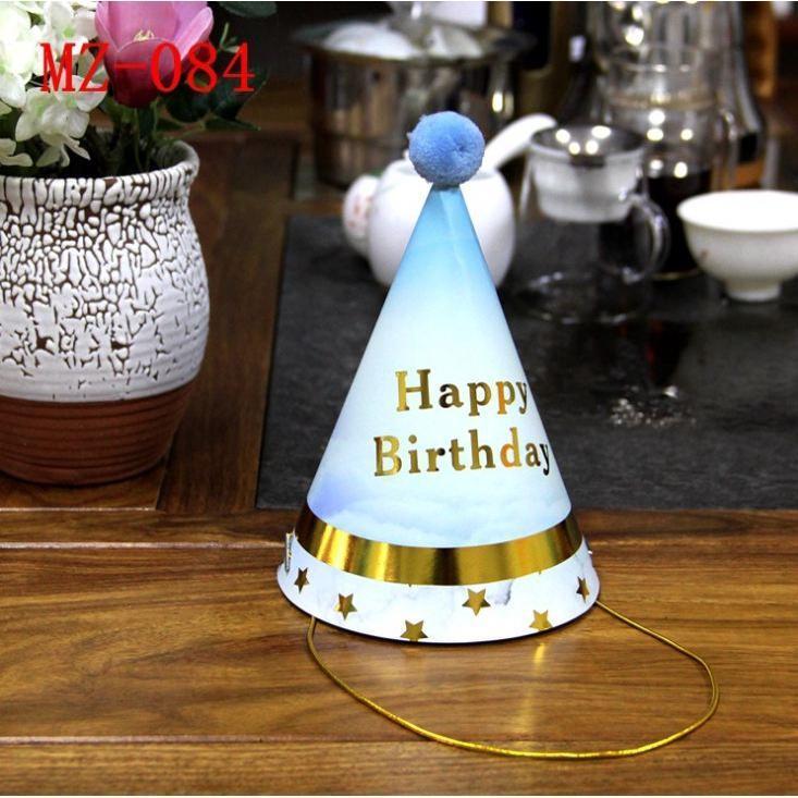 1pc Happy Birthday Party Hats Gold Letter Artificial Flower Decoraiton Crown Decorations Party Heart Star Crown(726L) - Image 17