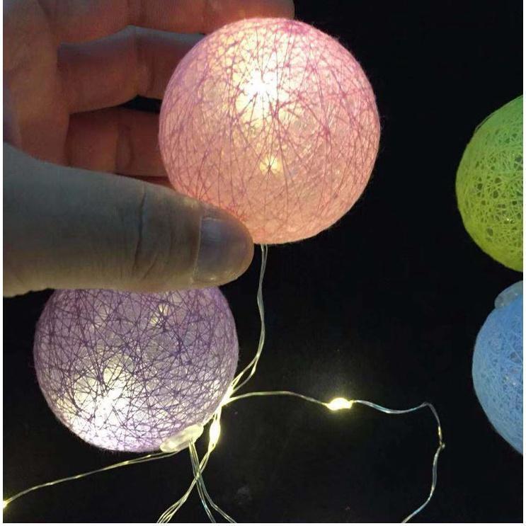 1set of 10ball/Stick/2m LED Light Candy Lights Starry Lights BouquetsPackagingMaterialsLightBallsDriedFlowersGift(1370L) - Image 4