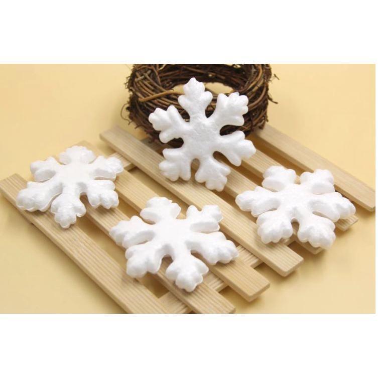 2pcs 75MM DIY Christmas Snowflakes Foam Snowflakes Ornaments For Home Decor Festival Christmas(1715L)