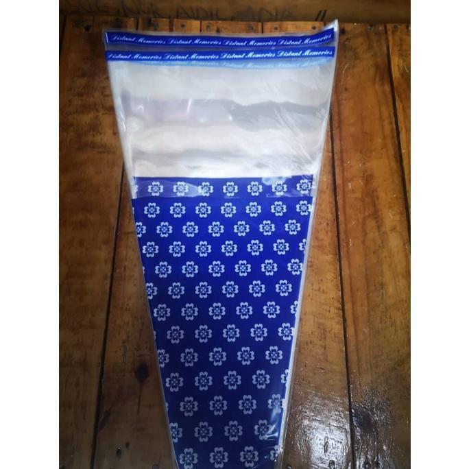 10pcs/pack Cellophane Flower Wrapping Paper Rose Opp Plastic Printed Bag Bouquet Packaging Material (554L) - Image 15
