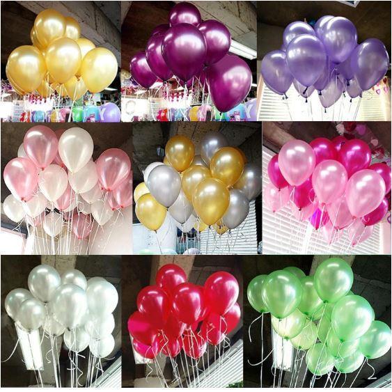 100pcs balloons 10inch 1.5g Latex Helium balloon Thickening Pearl party balloon Party Ball kid child toy (460L) - Image 2