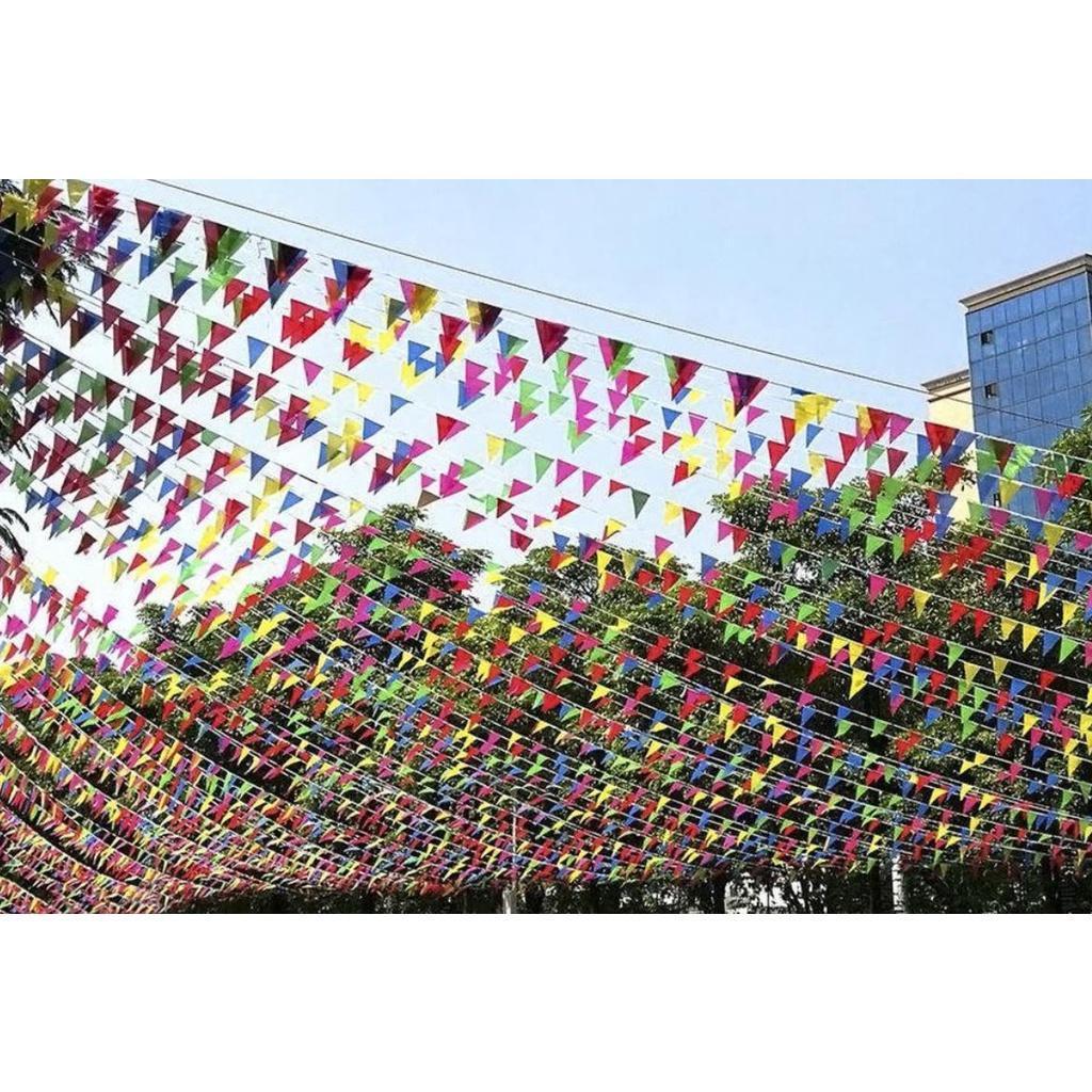 Wedding Festival Pennant String Banner Buntings Colorful Flag for Festival Party Holiday Decoration (655L) - Image 3