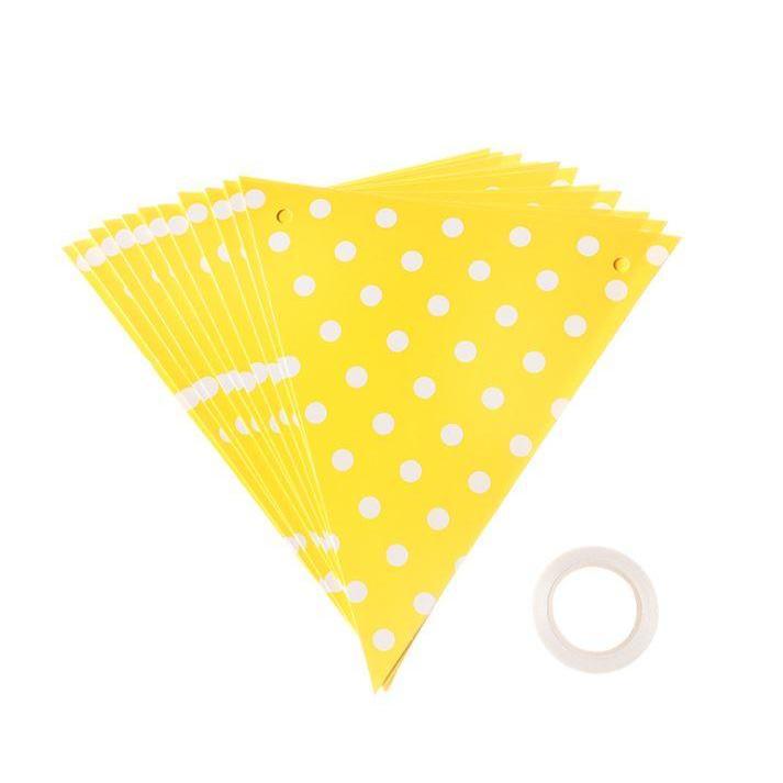 12 Flag Paper Pennant Bunting DIY Home Decoration Festive Party Decoration Bunting Kids Room Decoration Garland (1125L) - Image 14
