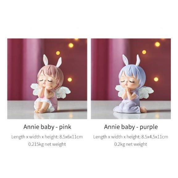 Angel Annie figurines for interior Fairy Garden Miniatures Resin Ornaments Fairy Statue Home Decor kawaii Room(1720L) - Image 3