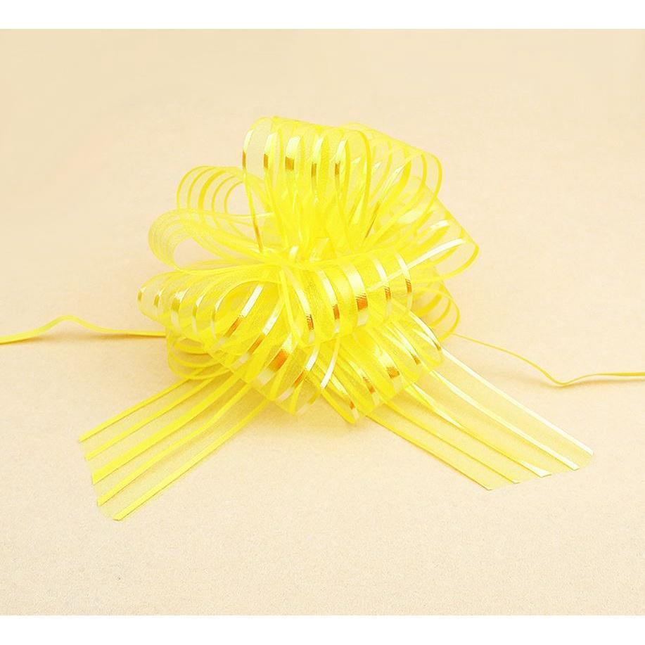 1pcs 5cm Lace Ribbon Christmas Gift Wrap Pull Bows Gift Ribbons Happy New Year Birthday Party Wedding Car Decor(472L) - Image 11