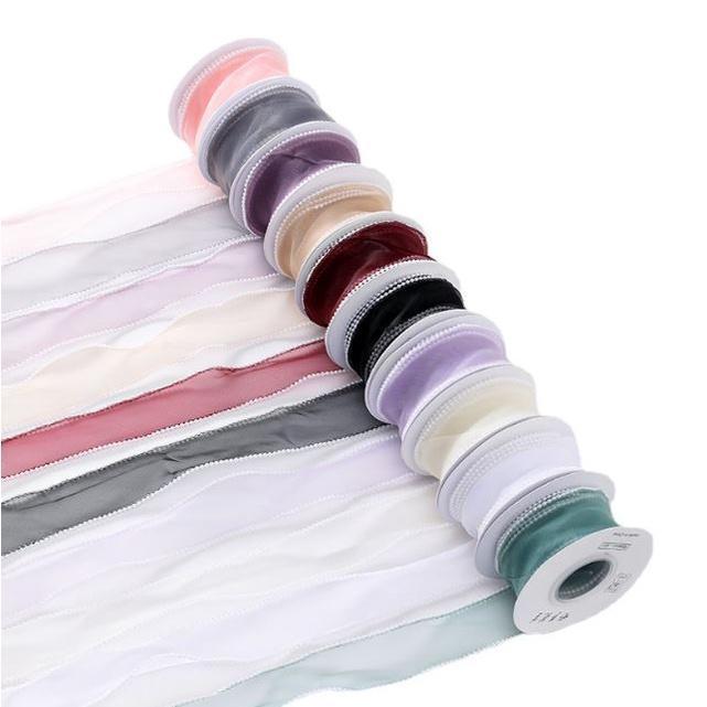 4cm*1yard Bow Pearl Fishtail Yarn Belt Clothing Wedding Accessories Lace Flowers Bouquet Gift Box Packaging(1922L) - Image 4