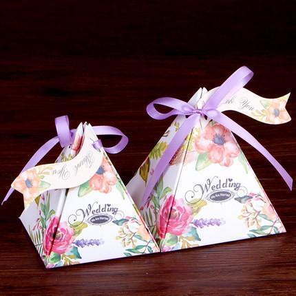 100pcs Pyraimid Flower Candy Box - Image 2