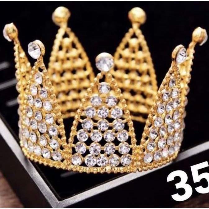 1pc Princess Crown Cake Topper Birthday Ornaments Headdress Crown Topper Cake Decoration For Birthday Party(1301L) - Image 8