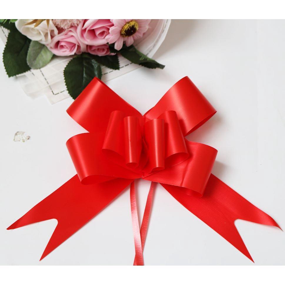 5Pcs Creative 4.5cm Pull Bow Ribbon for Gift Flower Bowknot Gift Packing DIY Party Wedding Car Room Decoration(703L) - Image 10