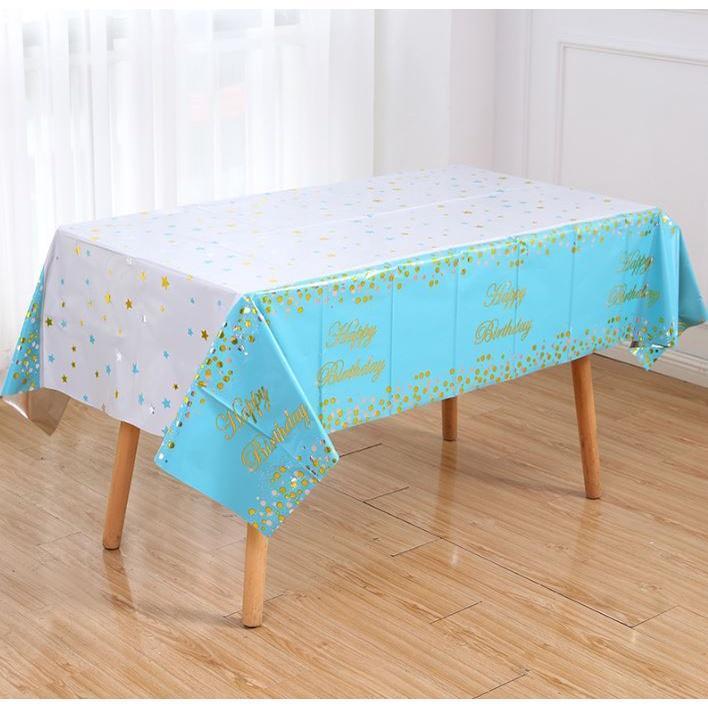 Bronzed aluminum film dot five disposable birthday star tablecloth birthday party decor tablecloth venue decor(1931L) - Image 9