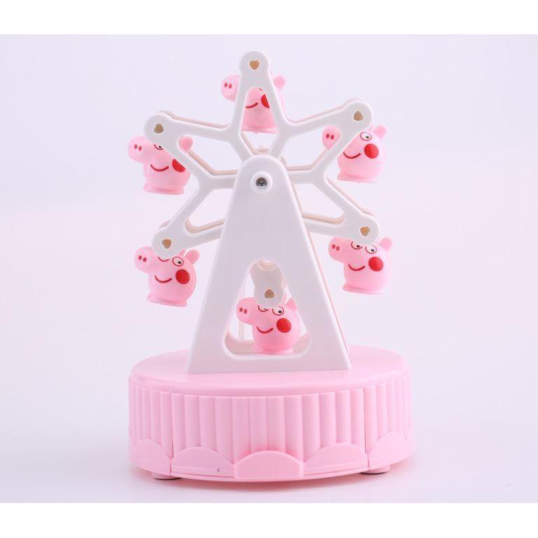 Cartoon Ferris Wheel Music Box Girls Christmas Ornaments Quality Musical Box (951L) - Image 4