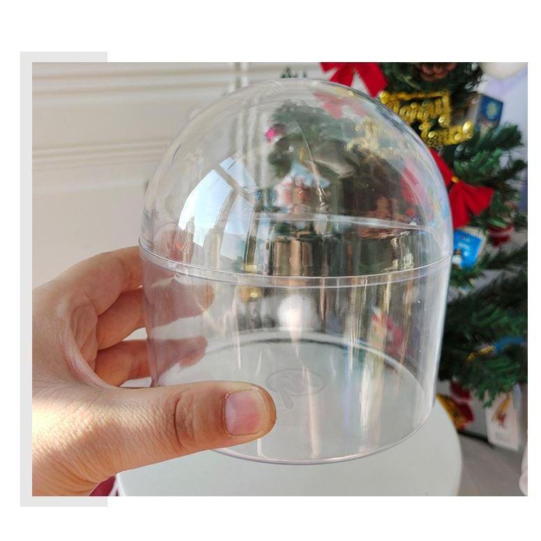 New Year Birthday Wedding Candy Box Transparent Acrylic Round Gift Box New Year Gift Packaging Box(1155L) - Image 6