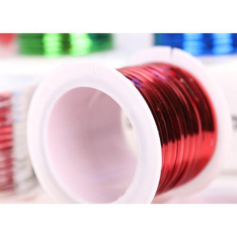 20Yard Twist Wire Tie Multicolor Gift Packaging Wrap Ribbon Rope Food Bread Bag Sealing Tying Twine for Home(1571L) - Image 8