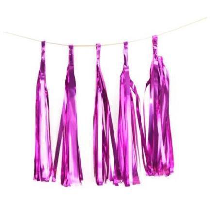 5pcs 14inch Gold Silver Tissue Paper Tassel Christmas Decoration Birthday Diy Hanging Garland Wedding EventParty (1445L) - Image 15