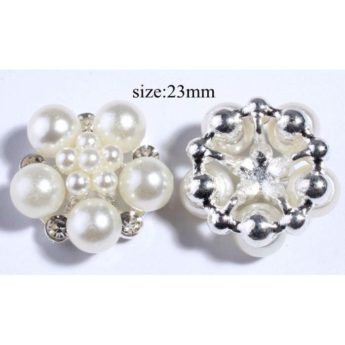 22mm~ 25mm Rhinestone Jewelry Buckle Rhinestone Pearl Hair Accessories, Jewelry Headwear Material DIY - Image 16