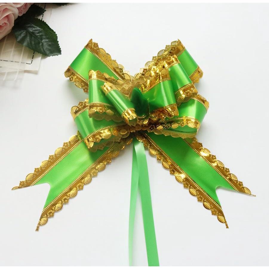 5pcs Pull Bow Ribbons Wedding Birthday Party Decor Birthday Gift Packing Romantic Home Car Decor DIY Pull Flower(704L) - Image 15