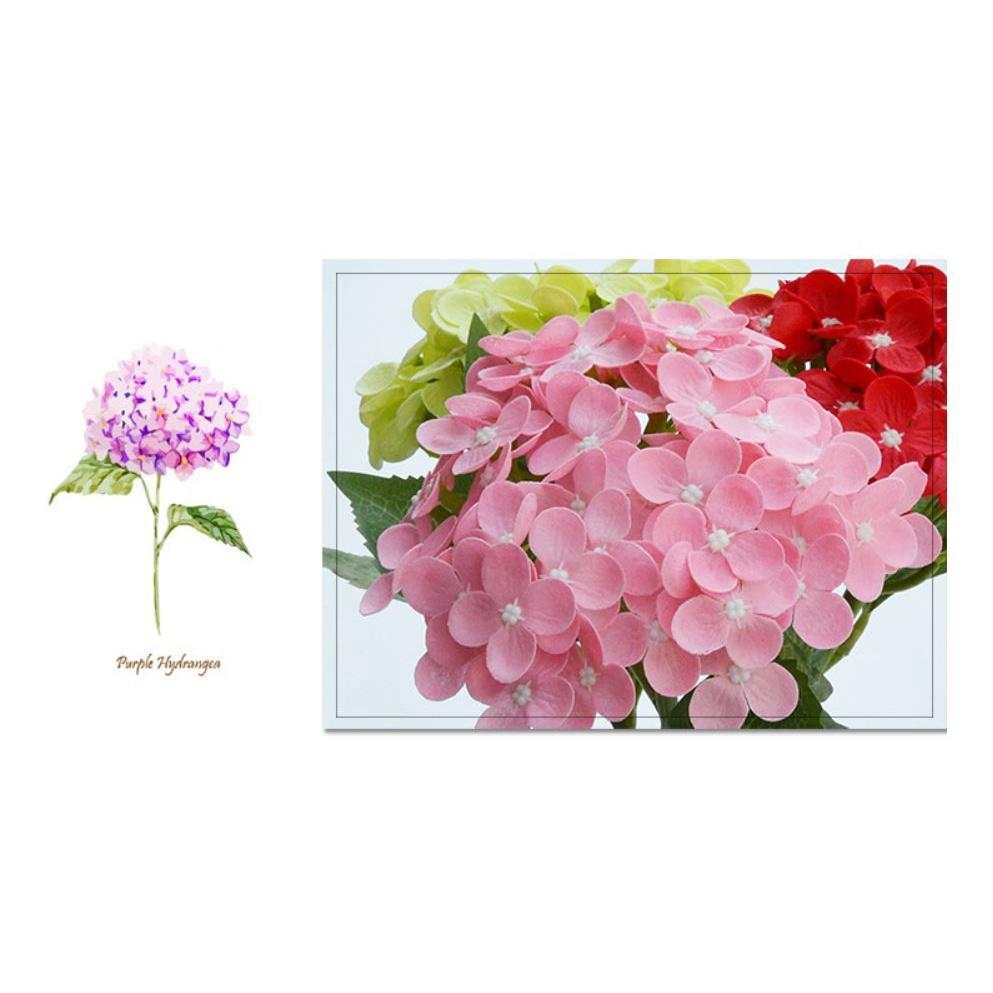 40pcs/box Soap Flower Artificial Flower Hydrangea Head for Wedding Decor DIY Soap Bouquet (545L) - Image 4