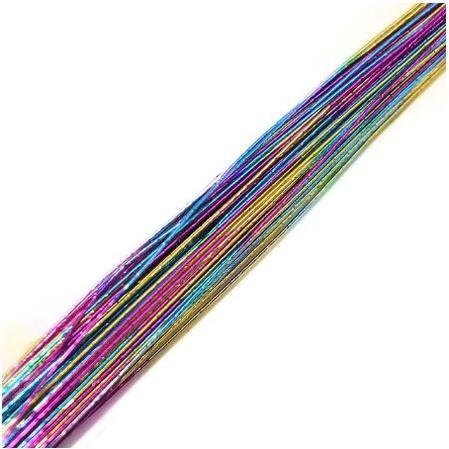 10pcs/pack Silk flower material stockings color wire mesh flower special 22# 彩色铁丝 (278L) - Image 19