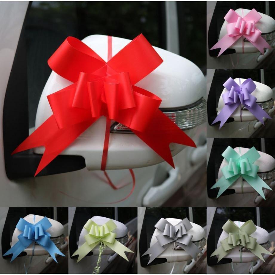 5Pcs Creative 4.5cm Pull Bow Ribbon for Gift Flower Bowknot Gift Packing DIY Party Wedding Car Room Decoration(703L) - Image 2