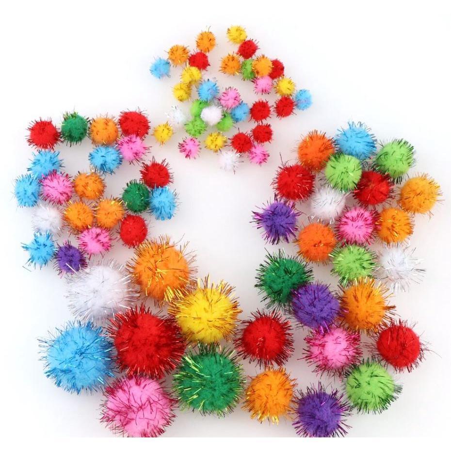 10/15/20/25/30mm DIY Mix Color Mini Option Fluffy Soft Pom Poms Balls Pompoms Ball For Wedding Decor Accessories(1335L) - Image 4