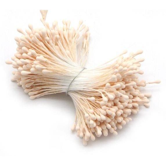 50pcs 2mm-3mm Korea Mini Stamen Matte Handmade Artificial Flowers For Wedding Party Home Decoration 哑光花心花芯 (1588L) - Image 11