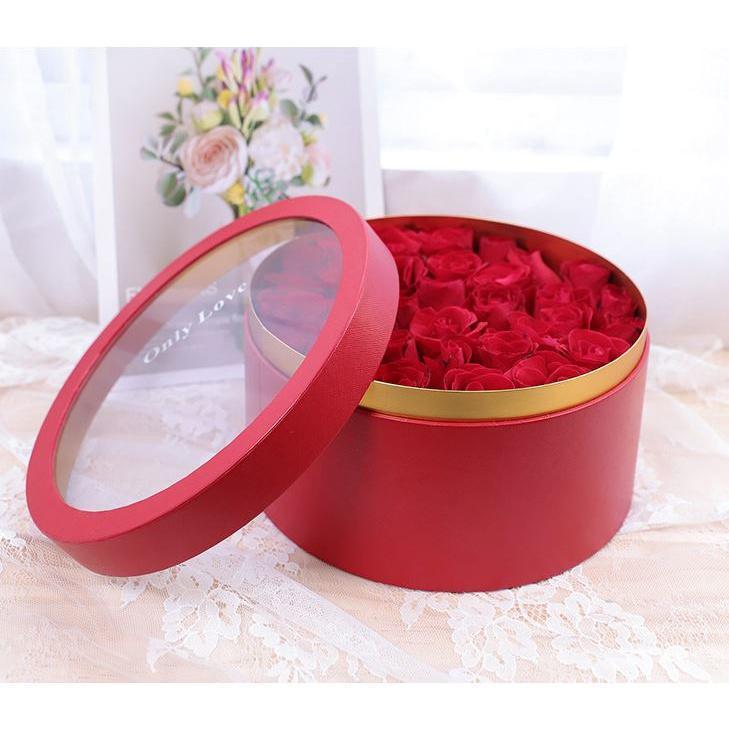 Heart & Round Shaped Flower Box Floral Gift Boxes with Lids Flower Arrangements Dropshipping(1878L) - Image 7