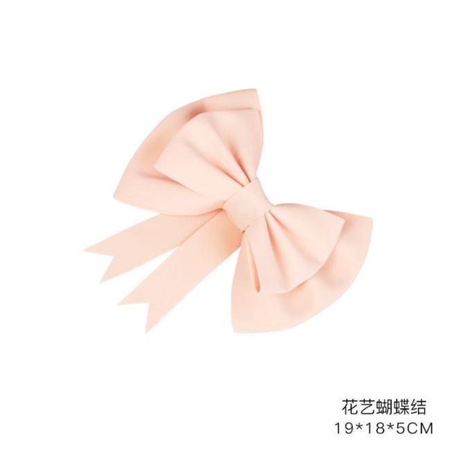 1Pcs Big Size Pink Ribbon Bow Cake Decoration Satin Ribbon Bow Flower Gift Box Craft Decoration Handwork DIY(1854L) - Image 12