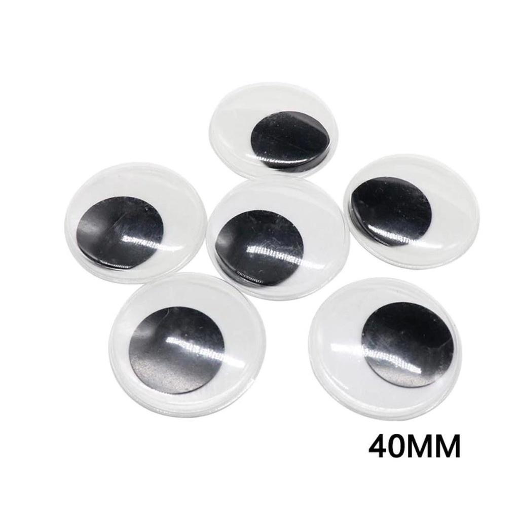 4~35mm Total Mixed Googly Eyes Self-adhesive DIY Scrapbooking for Teddy Bear 黑白活动眼睛 (846L) - Image 10