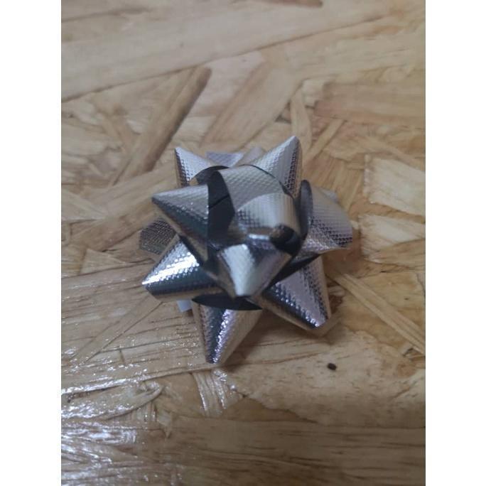 5pcs/pack Boxed PVC Star Lace Ribbon Christmas Gift Wrapping Gift Box Decoration(724L) - Image 4