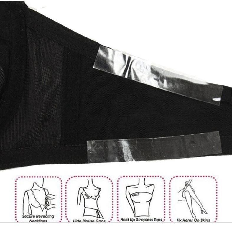 1roll 5M Waterproof Dress Cloth Tape Double-sided Secret Body Adhesive Breast Bra Strip Safe Transparent Clear (1419L) - Image 4