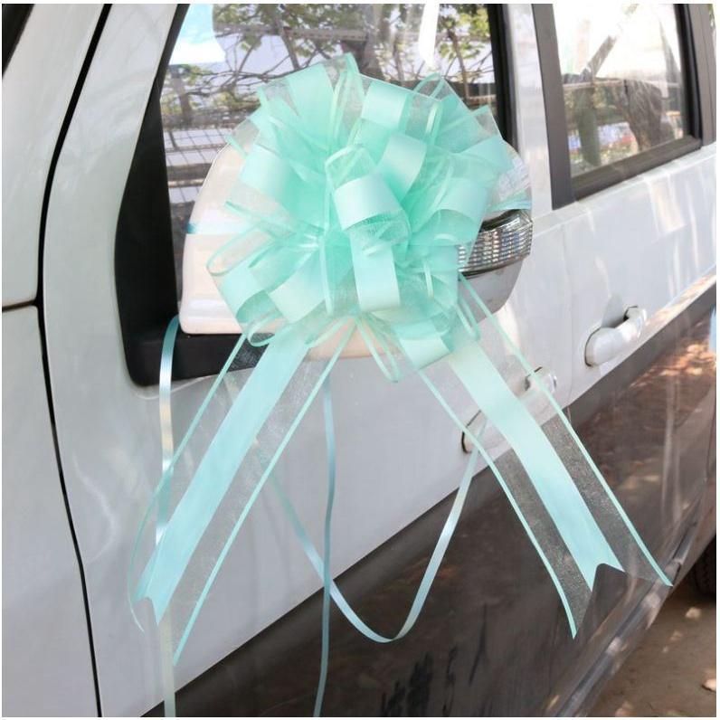 1pcs 65mm large Pull Bow ribbon for bouquet flower Gift Packing Wedding Car Party Decoration(712L) - Image 14