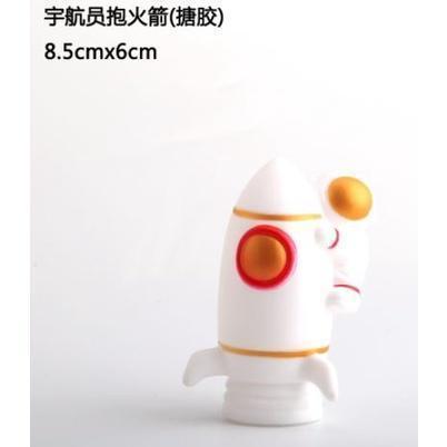 Astronaut Aeronautical Model Rocket Scene Space Shuttle Cake Decoration Moon Birthday Cake Topper Cake Decorating(977L) - Image 8