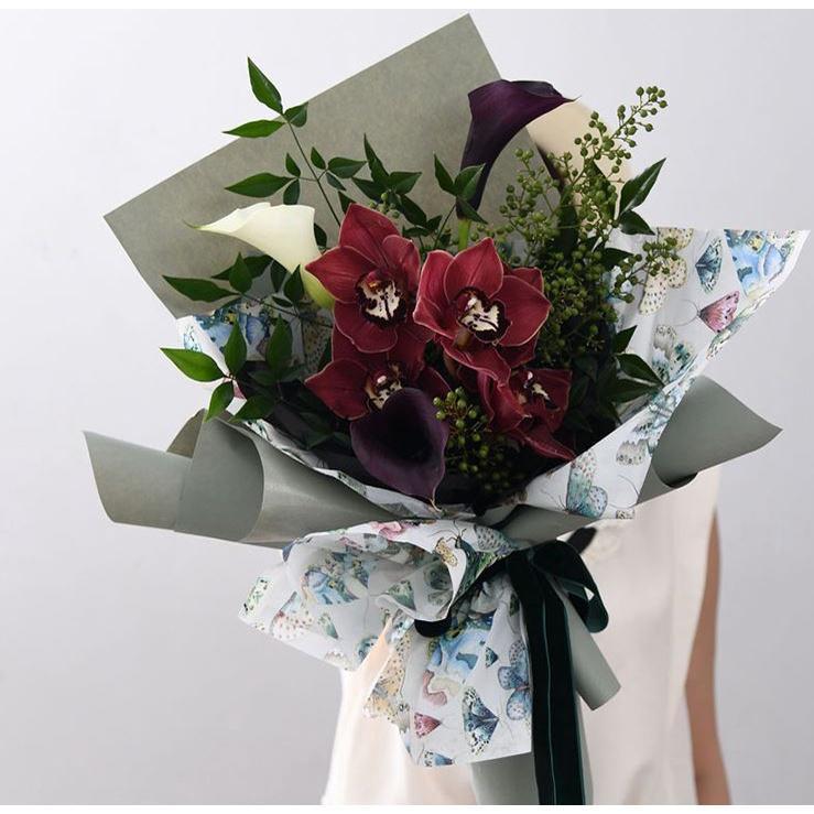 50x70cm DIY Flora Fauna Tissue Paper Gift Wrapping Paper Clothing Packing Flower Bouquet Packaging Paper Craft(1853L) - Image 2