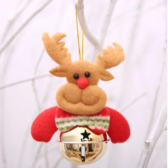 Christmas Decorations Plush ball doll pendant ski Snowman Pendant Christmas Tree Pendant festival decoration(1105L) - Image 12