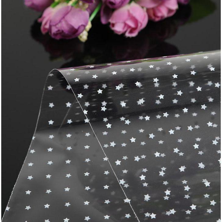 20pcs Transparency Opp Bag Wedding Rose Flower Bag Bouquet Wrapping Paper Plastic Bag Floral (569L) - Image 3