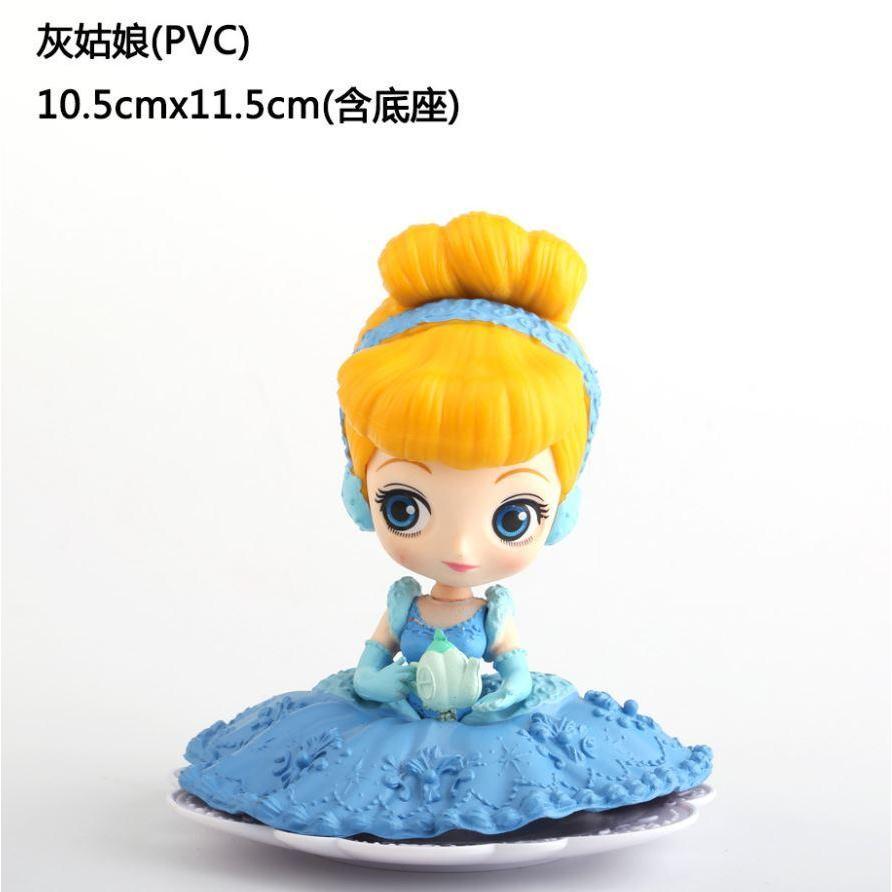 1pc Disney Princess Cute Action Figure Seated Alice Ariel Belle Princess Figure Toy Model Toys (892L) - Image 6