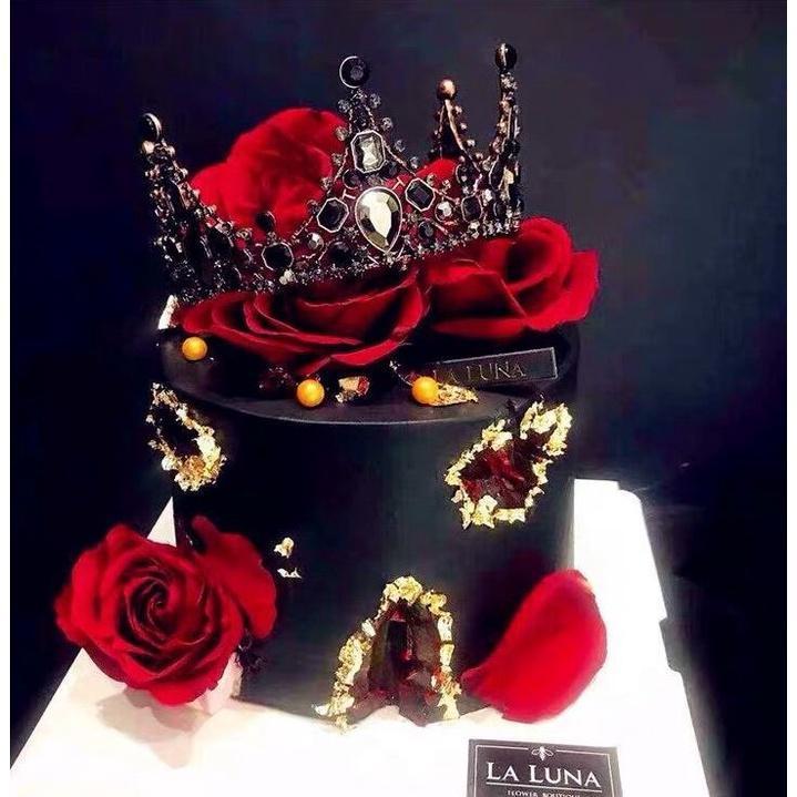 1pc Princess Crown Cake Topper Birthday Ornaments Headdress Crown Topper Cake Decoration For Birthday Party(1301L) - Image 9