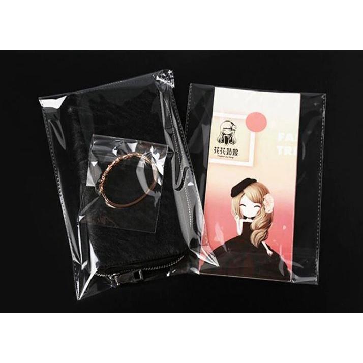Transparent Self Sealing Small Poly OPP Plastic Bags Jewelry Gift Packing Self Adhesive Cookie Candy Packaging(1516L) - Image 9