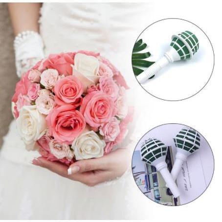 With Mud Plastic Torus With Flower Mud Accessories Florist Special Bride Holding Flowers Hand Flowers Celebration(1265L)
