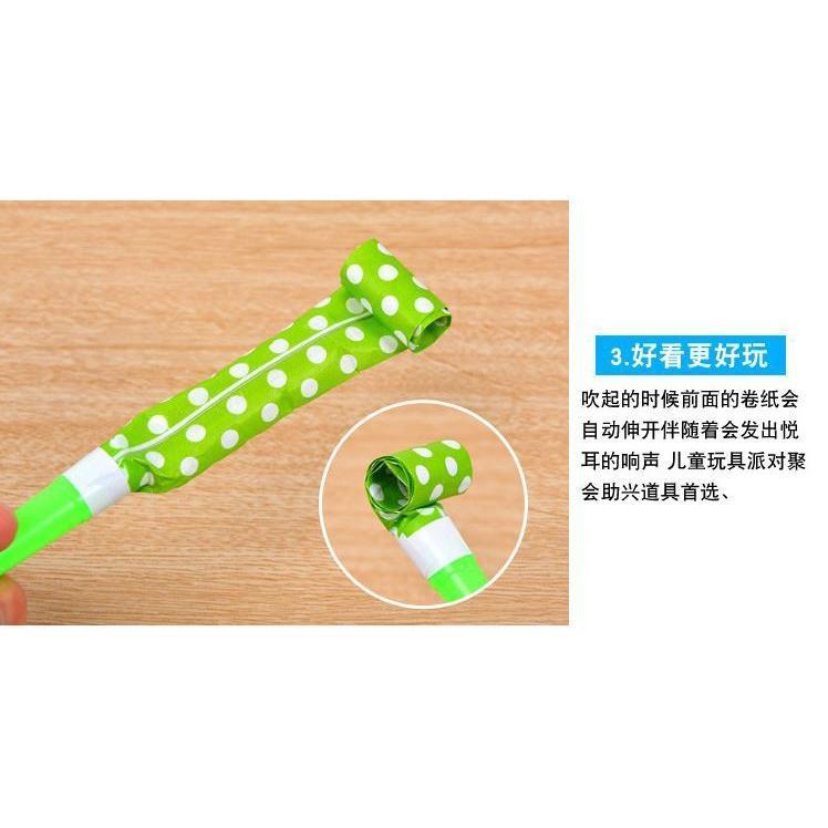 8pcs/lot Birthday Party Noise Makers Whistle Colorful Blowing Dragon Funny Blowout Party (346L) - Image 5