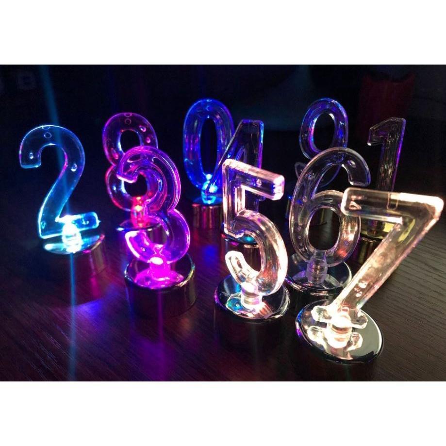 Candle Birthday LED Candle 0-9 Number Light Decorative Letters Automatic Change Lamp Flamless Holiday Birthday(486L) - Image 4
